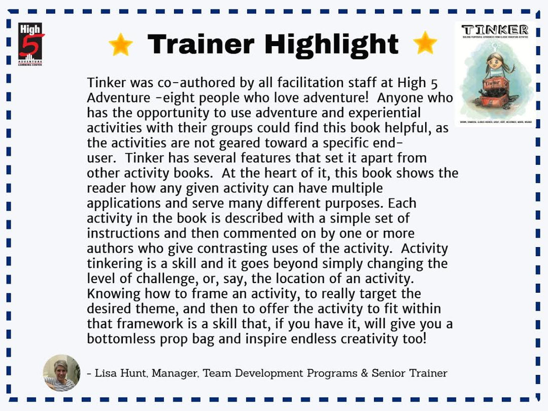 Tinker: Building Purposeful Experiences From Classic Adventure Activities